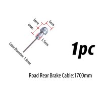 킥보드 electric bicycle brake자전거 브레이크 케이블 MTB 로드 시프트 라인 고정 기어 범용 산악 내부, 12 Road Brake Rear-1pc, 한개옵션1