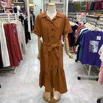 샤트렌 캡소매 롱 원피스 HACMOP204