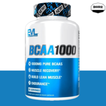 BCAA 류신 BACC 부스터 아미노산 1000mg 60 베지캡슐, EVL BCAAs 1000mg 60베지캡슐