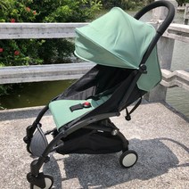 접이식 유모차 유아 자전거 셀프 디럭스 양대면 시트, 진저 핑크 쿠션 원래 질감