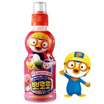 팔도 뽀로로 뽀로로음료수x24개 6종 딸기 사과 밀크 블루베리 바나나 보리차, 1개, 딸기x24개