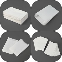 마트498 무지 페이퍼백(15x21) 100p 축의금봉투 붕어빵봉투 포장지 소형 선물포장 답례품 구디백 상품권봉투 팝콘봉