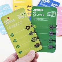 북라인마커 콤팩트 (4pcs), 클로버한아름