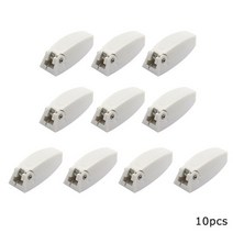 카라반 캠핑카 트레일러 rv 10 개5 개 카 수하물 도어 캐치 래치 후크 홀더 클립, 10pcs 화이트