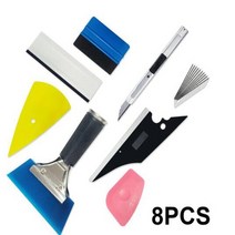 8 개대 자동차 필름 창 색조 설치 도구 리프트 스크레이퍼 커터, One Color_One Size, One Color_One Size, One Color