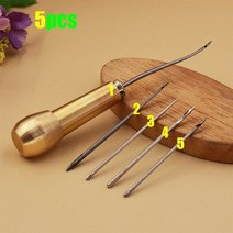 가죽공예공구세트 치즐 목타DIY 가죽 공예 도구 스탬프 세트 펀치 절단 손 스레드 안장 슬롯 액세서리 송곳, 10 RX069