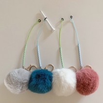 폼폼 골프 키링 티걸이 [ 제작상품 ], 라이트그레이