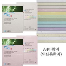 대진상사 A4한지 바람지, WL.101 백색(110g), 1포