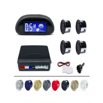 자동차 전방 감지 센서 Parktronic LED 주차 키트 레이더 백라이트 디스플레이 백업 모니터 기 시스템 다중 599EA 2, 06 Blue