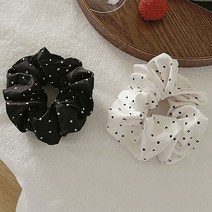 여성 외출 헤어스타일 액세서리 새틴 스크런치 곱창 당고 헤어 묶는방법 밴드 머리 여자 집게핀