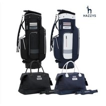헤지스골프 남자 경량 슬림 골프백 세트 HZCB HZBB-005M 23년 신상품, 네이비