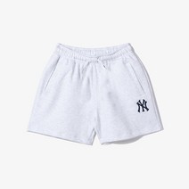 [AK PLAZA] [뉴에라키즈] MLB 로고 셋업 뉴욕 양키스 숏 팬츠 헤더 그레이(13679497)