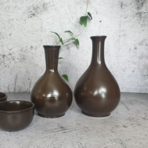 옹기 주병 도자기 술병 호리병 막걸리 동동주 전통주 잔, 2.1000ml