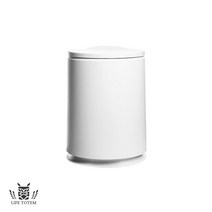 분리수거용 2칸 원터치 화이트 쓰레기통 쓰래기통 가정용 휴지통 부엌 깔끔한 일반형 봉투 안방 주방 편리한 종량제 청소용품 방 원룸 화장실 인테리어 사무실 오피스텔 거실 심플 모던