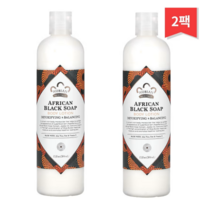 Nubian Heritage 보디 로션 아프리카 블랙 비누 13 fl oz (384 ml), 2개