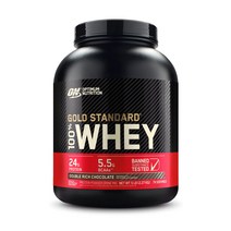 옵티멈뉴트리션 골드 스탠다드 웨이 프로틴 더블리치 초콜릿 2.27kg(5lbs)