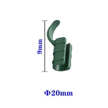 미니온실 4pcs 온실 프레임 파이프 튜브 필름 클립 클램프 정원 기둥 지원 정원 그늘 그물 액세서리 플라스틱 필름 고정 피팅, 20mm
