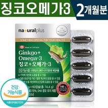 징코 플라보놀 플라보노 프라보놀 배당체 은행잎추출물 캐나다 낫토균 나토균 나또균 캡슐, 60캡슐, 1박스