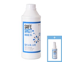 [일반소독] 깔대기증정 다목적 탈취 살균소독제 미산성차아염소산수 세이프샷 1L+50ml 4L+50ml 10L+50ml, 1통, 1L