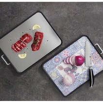 베스트바이서울 반영구적인 스텐 304로 제작한 항균 양면 스텐 도마, 정어리