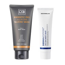 그루밍랩 남성 군입대 준비물 올인원 타우린 바디워시 300ml + 시카크림 100ml, 2개