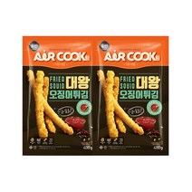올반 에어쿡 대왕 오징어튀김 400g 2팩, 2개