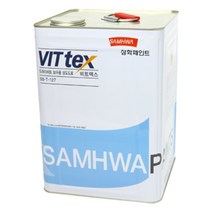 삼화페인트 비트텍스 외벽페인트 드라이비트 전용 16L, 화이트/크림 0001B, 16000ml, 1개