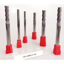 고속 기계로 가공 센터를 위한 CVD 다이아몬드 입히는 단단한 탄화물 endmills, 한개옵션0