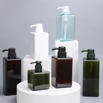 디스펜서 공병 리필 물비누 샴푸용기 250ml 450ml 650ml 파스텔컬러 세제리필 플라스틱 PE PP 손소독제 화, 블루 450ml