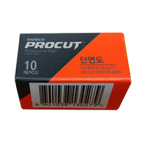 도루코 프로컷 단면도 DN52 10입 /면도칼/커터날, 17세트