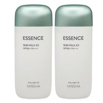 미샤 올 어라운드 세이프 블록 에센스 선 밀크 EX 70ml, 2개