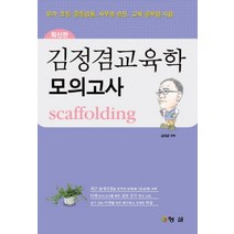 김정겸교육학 모의고사 SCAFFOLDING(2011)(8절):유아 초등 중등임용 사무관 승진 교육 공무원 시험, 형설