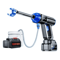 무선고압세척기 가정용 세차 차량용 간편식 고출력 부스터, (스탠다드)10m 수도관+1배터리x7500mAh