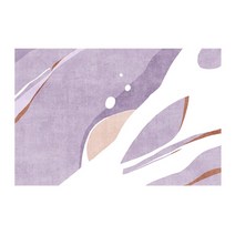 연보라 북유럽 러그 카페트 식탁밑 베란다 얇은 대형 드레스룸 거실 여름용