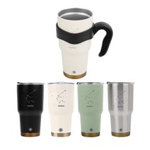 BPA FREE 스텐304 인스타감성 별자리 에코텀블러 900ml, 카키