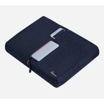멀티전면포켓 태블릿PC 두꺼운 극세사안감 파우치(9-11인치용) 슬림 LG 커버 맥북에어, Simtop 파우치, ST-04(블루)
