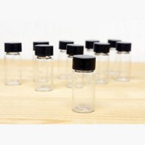 투명 실험 용기 유리 바이알 5ml 10개 부품 도구 용품 과학 교구 실험실