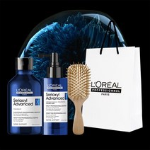 [국내정품][가는 모발용 케어 세트] 로레알 프로페셔널 세리옥실 덴시파잉 샴푸 300ML + 세리옥실 덴서 세럼 90ML 추석세트