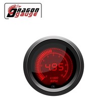 타코 메타 미터 드래곤 전압 수온 오일 온도 오일 프레스 디지털 디스플레이 색 변경, 유속계