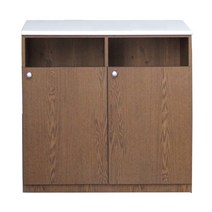 한미 H4-16목재분리수거함A 엔틱월넛 상판UV, 1개, 1칸-400X330X800(50리터)