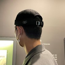 빅애플샵 남자 와치캡 면 비니 숏비니 챙없는 모자 At the art