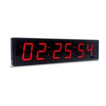 복싱장 스톱워치 카운트 전자타이머 크로스핏 타이머, 1.5인치 6비트, 1.5인치-6비트