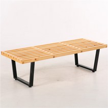 벤치 의자 우드 원목 라운지 카페 체어 라운지 식탁, 로그 색상 92 롱