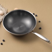 Haner 316 식품급 스테인리스강 벌집볶음솥, HR-JT60-2 30cm