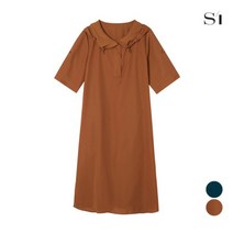 [행복한백화점][씨(SI)]후드 캐주얼 롱 원피스 BR SCOAE2540