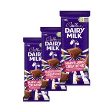 캐드버리 데일리 밀크 마벨러스 크레이션 초콜릿 Cadbury Dairy Milk Marvellous Creations 190g 3팩, 3개