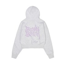 브라운브레스 BROWNBREATH TAG CROP 후드 - ASH (P142770)
