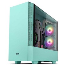 [darkFlash] DLV22 RGB 강화유리 네오민트 (미들타워), 선택없음
