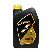 (S-OIL 에스오일 세븐골드 SEVEN GOLD (엔진오일/차량용/가솔린(휘발유)/디젤(경유)/5W40/1L 가솔린/경유/휘발유/엔진오일/차량용/디젤/세븐골드/에스오일, 단일 모델명/품번