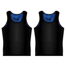 중량조끼 크로스핏 웨이트 모래주머니 사우나 프리미엄 운동 탱크 탑 땀 셰이퍼 폴리머, 검은색, 한 사이즈